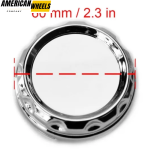 60mm 2.36in Custom Snap-On Universal Wheel Center Caps - 20214350 - Image 12