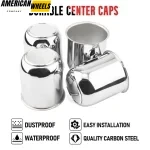81mm 3.19 Trailer Center Caps for 3.19" B 3.62" H Detachable Top Cap Truck Hub Caps - 20274071 - Image 4