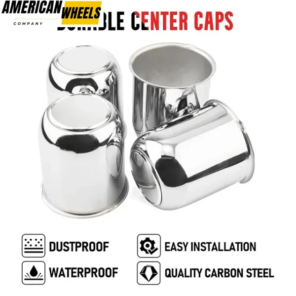 81mm 3.19 Trailer Center Caps for 3.19" B 3.62" H Detachable Top Cap Truck Hub Caps - 20274071 - Image 4