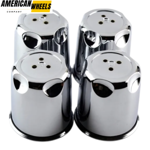 4pcs AMERICAN RACING 83mm 3.27in Wheel Center Caps #F104-04 Silver