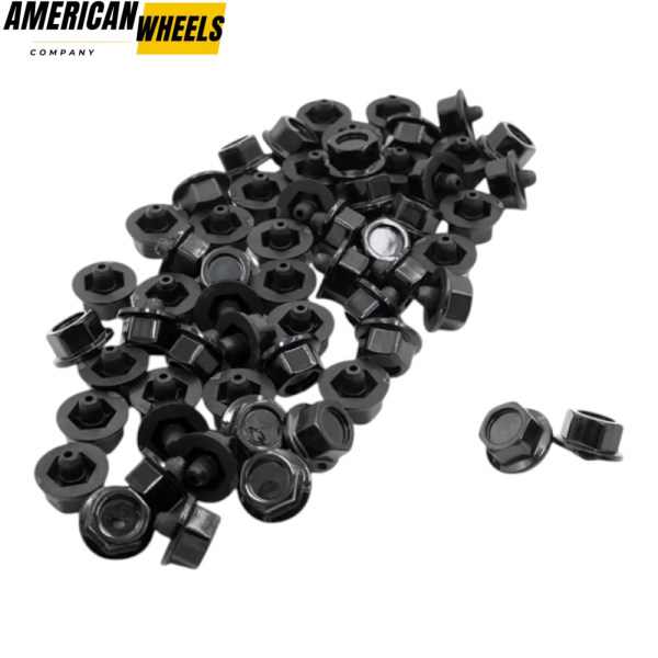 100pcs Wheel Rivets Nuts Rims Studs Lip Rim Lip Decoration Wheel Tire Air Valve Stem Cover - Image 24
