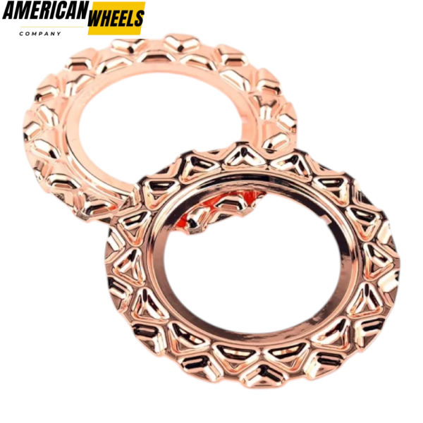 4pcs BBS Wheel Center Fitment 151mm 5 15/16in #09.23.134 Rose Gold - Image 3