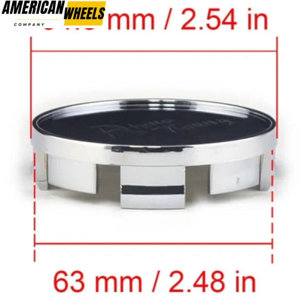 65mm (2.54in) Volvo Custom Wheel Center Caps #3546923 - Image 9