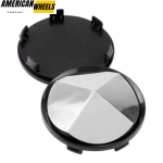 4pcs Saturn Vauxhall Opel 64mm 2 1/2in Wheel Center Caps #13214658 Black Base - 20277066BKx4[14371+13575BK]x4 - Image 2
