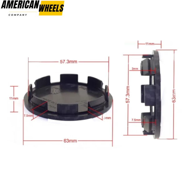 4pcs 63mm 2.48in Universal Wheel Center Caps for Subaru Dodge Weds OZ #M595 - 20213669 - Image 22
