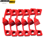 6pcs (1set) TUFF T-01 16" Wheel Trim Strip Kit Red
