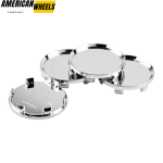 64mm (2.52in) Saturn Vauxhall Opel Wheel Center Caps #93358015 - Image 4