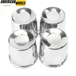 Universal Carbon Steel 4.25in Push Through Center Caps For Trucks - 20274034