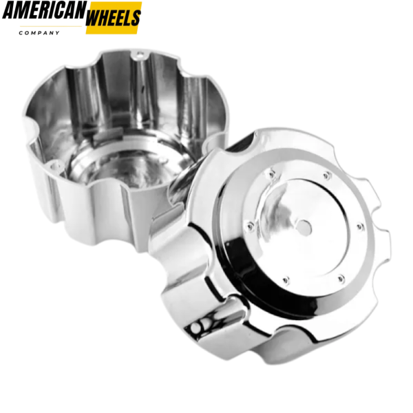 4pcs 139mm 5 15/32in Wheel Center Caps Silver - Image 4