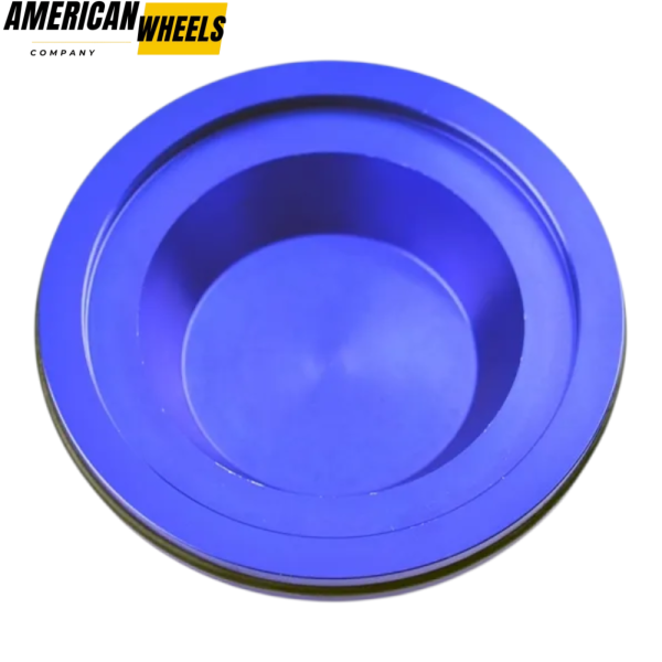 1pc Universal 106mm 4 3/16in Wheel center Cap Blue - Image 3