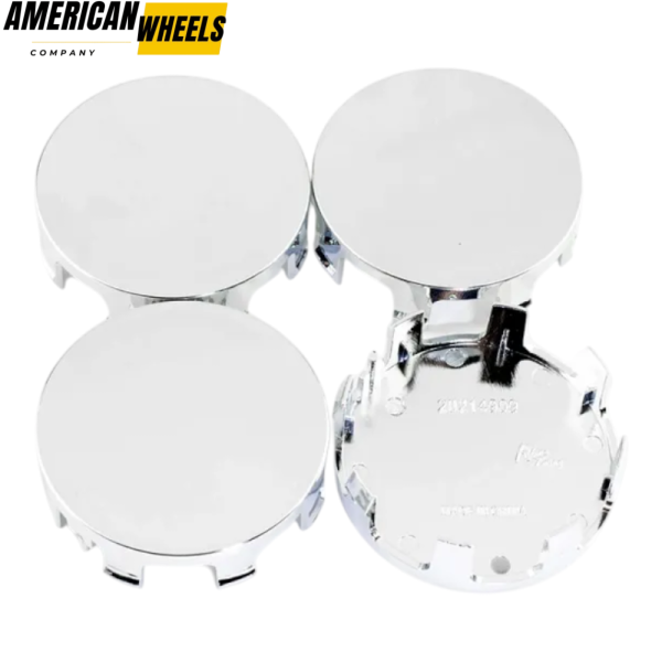 57mm (2.24in) Linco1n Mark Series Wheel Center Caps #G769B - Image 2