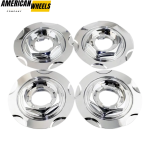 4pcs BBS RD Wheel Center Caps #09.23.264 #09.23.245 150mm 5.89in Chrome or Silver - 20277030
