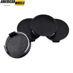 4pcs Hyundai Benz 59mm 2 5/16in Wheel Center Caps #52960-38300 Black - 20214731 - Image 4