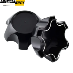 4pcs 110mm 4 5/16in Wheel Center Caps Black - Image 5