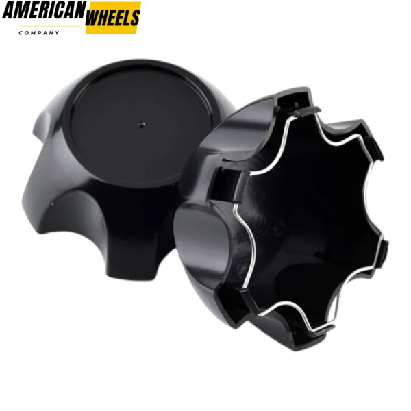 4pcs 110mm 4 5/16in Wheel Center Caps Black - Image 5