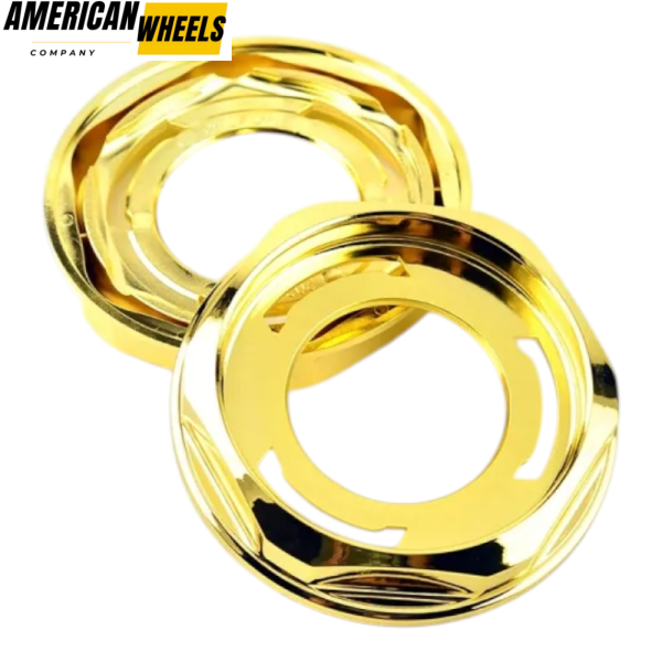4pcs BBS 102mm 4in Wheel Center Caps #09.24.206 Gold - 20214673GD - Image 3