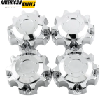 4pcs 113mm 4 7/16in Wheel Center Caps Silver