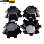 4pcs RDR 214mm 8 13/32in Wheel Center Caps #CBRD1-1P Black - Image 2