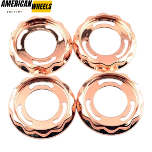 4pcs BBS 101mm 3 31/32in Wheel Center Cap Parts #09.24.383 Rose Gold - 20214674RG
