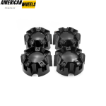 Ballistic Or Incubus Wheel Center Caps 153mm 6in Hubcaps 5 Lugs Black - 20274098PHB