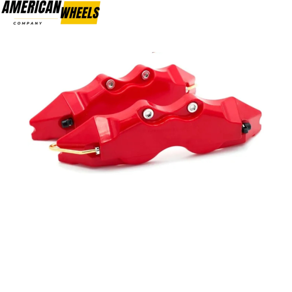 GM Brake Caliper Cover Three-Dimensional Wheel Calipers Red 8pcs Medium - 21002039RDM - Image 4