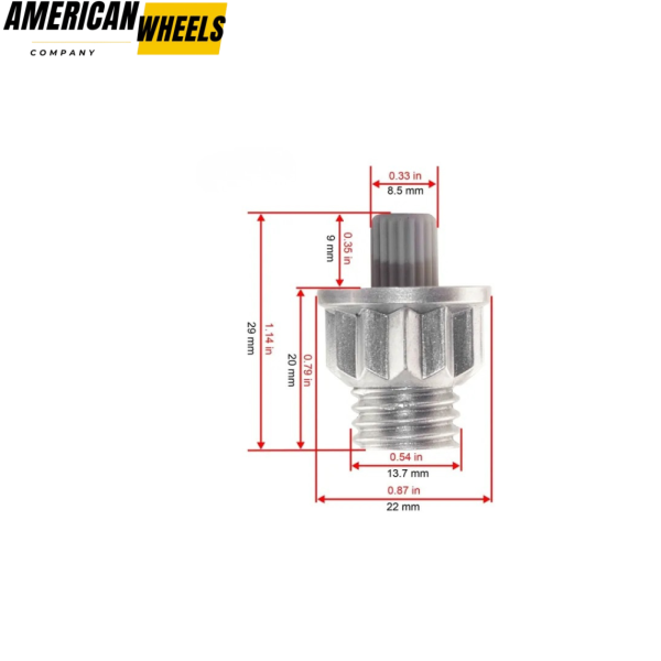 50PCS KMC XD Series Addic.t Wheel Silver Rivet #BDW027-1 - 23112197 - Image 5