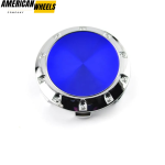 4pcs Benz OZ 75mm 2 15/16in Wheel Center Caps Blue Laber Silver Base - 20214948CHB[4618BL+4725CH]x4 - Image 6
