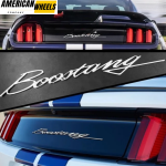 Mustang Boostang Car Styling Sticker Boostang For Boost Mustang with Turbocharger Turbo Shelby GT350 GT350R Rear Boot Emblem 808 - 20220808