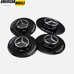 4pcs Gloss Black Mercedes Maybach Wheel Nut Hub Cap Cover 00040080007Y76 - Image 2