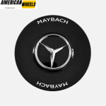 4pcs Gloss Black Mercedes Maybach Wheel Nut Hub Cap Cover 00040080007Y76
