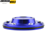 1pc Universal 106mm 4 3/16in Wheel center Cap Blue - Image 5
