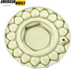 #09.24.028 ＆ #09.24.004 Skull Badge BBS Replica Wheel Center Caps 168mm (6.61in) - Image 15