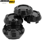 4pcs 68mm 2 21/32in Wheel Center Caps Black - 20213468BK - Image 5