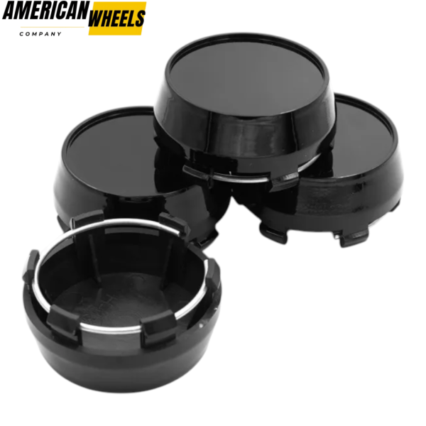 60mm 2.36in Universal Wheel Center Caps For Modified Wheels - 20214465BKx4 - Image 7