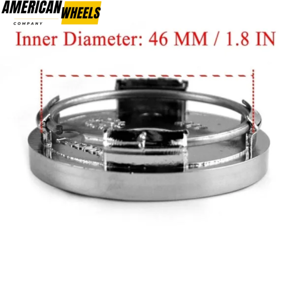 Custom Chrome 50mm Wheel Center Caps For Alfa Romeo #60511671 - 20214152 - Image 3