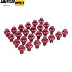 100pcs Wheel Rim Lip Rivets Nuts Car Accessories - Image 35
