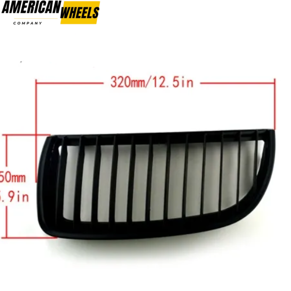 BMW Matte Black Front Kidney Grills for 3 Series E90 - 21623100 - Image 3