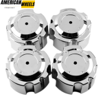 4pcs 139mm 5 15/32in Wheel Center Caps Silver