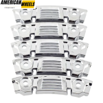 5pcs（1set） TUFF T-10 Wheel Trim Strip Kit Silver Plating- 20214952 - Image 3