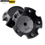 4pcs METAL MUSCLE A.T 150mm 5 15/16in Wheel Center Caps Matte Black - Image 5