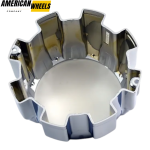 4pcs ION Alloy 168mm 6 5/8in Wheel Center Caps #C101710-0 Silver - Image 7