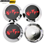 4pcs Initial Drift Onomatopoeia 70mm 2 3/4in Wheel Center Caps - Image 10