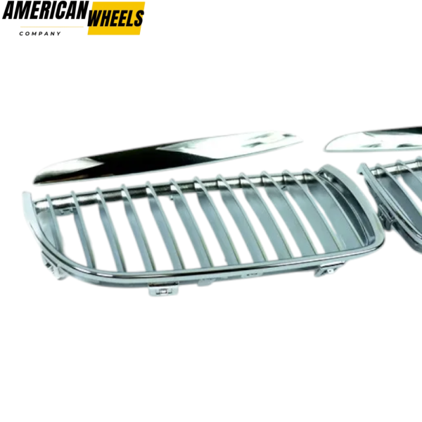 BMW Chrome Front Kidney Grills for 3 Series E90 - 21623112 - Image 4
