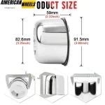83mm 3.25in Push-Thru Center Caps for Weld Racing Eagle Alloys Wheel Rims - 20274027CH - Image 4