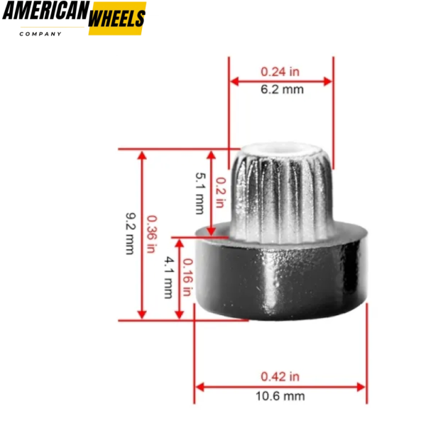100pcs Universal Wheel Rim Lip Rivets Nuts - 23112152 - Image 59