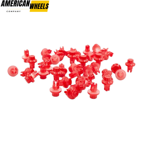 100pcs Wheel Rim Lip Rivets Nuts Car Accessories - Image 37