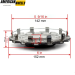 BBS 152mm (6in) Wheel Center Caps - 20274088SVx4 - Image 18