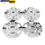 4pcs 2Crave 172mm 6 3/4in Wheel Center Caps #C607701CAP Silver