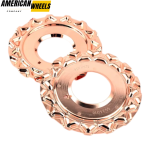 4pcs BBS 151mm 5 15/16in Wheel Center Cap Parts #09.24.038 Rose Gold - 20214671RG - Image 4