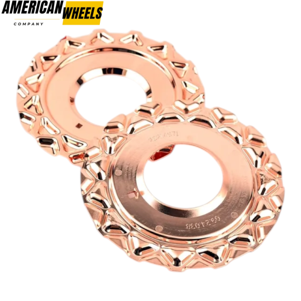 4pcs BBS 151mm 5 15/16in Wheel Center Cap Parts #09.24.038 Rose Gold - 20214671RG - Image 4